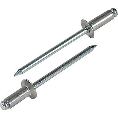 EBI Blind Rivets, Countersunk Head (1000 Pieces), Aluminum/Steel, 4-6, NSA46K
