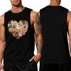 Men's Sleeveless Tank Top Summer Casual Loose Fit Muscle Shirt Lightweight Breathable Fabric Comfortable Daily Wear