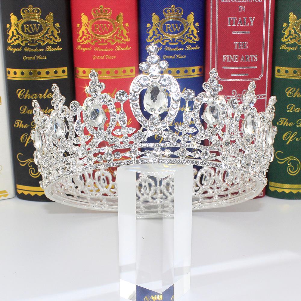 

Европейская барочная свадебная корона с кристаллами и стразами