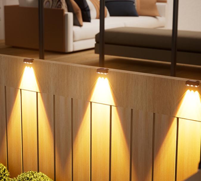 Waterproof Solar Wall Light for Courtyard, Villa, Garden, and Home - Outdoor Atmosphere Lighting