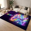Fantasy Adventure Theme Soft Crystal Velvet Rug Custom Name & Text Print Non Slip Floor Rug for Bedroom Living Room
