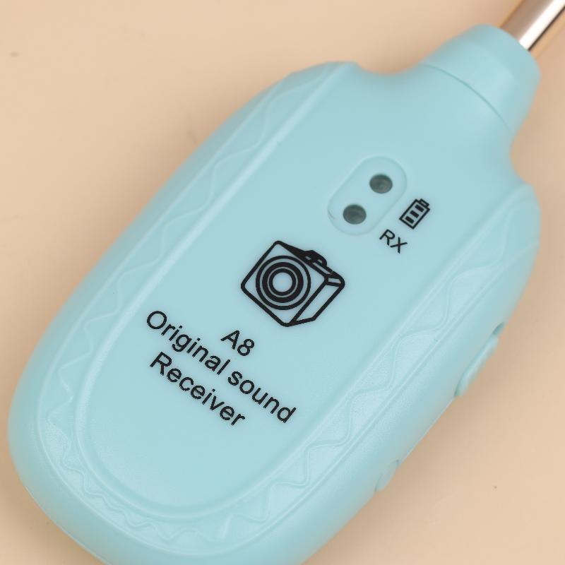 A8 Guitar Wireless System Transmitter Receiver Built- In Rechargeable Wireless Guitar Transmitter