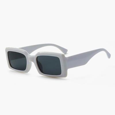 Retro Rectangular Sunglasses Fashionable Square Candy Colored Sunglasses Fashionable Retro Women's UV400 Sunglasses