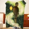 Anime M-Mushishi Throw Flannel Throw Blanket, Lightweight Cozy, Durable Washable Cute Cool