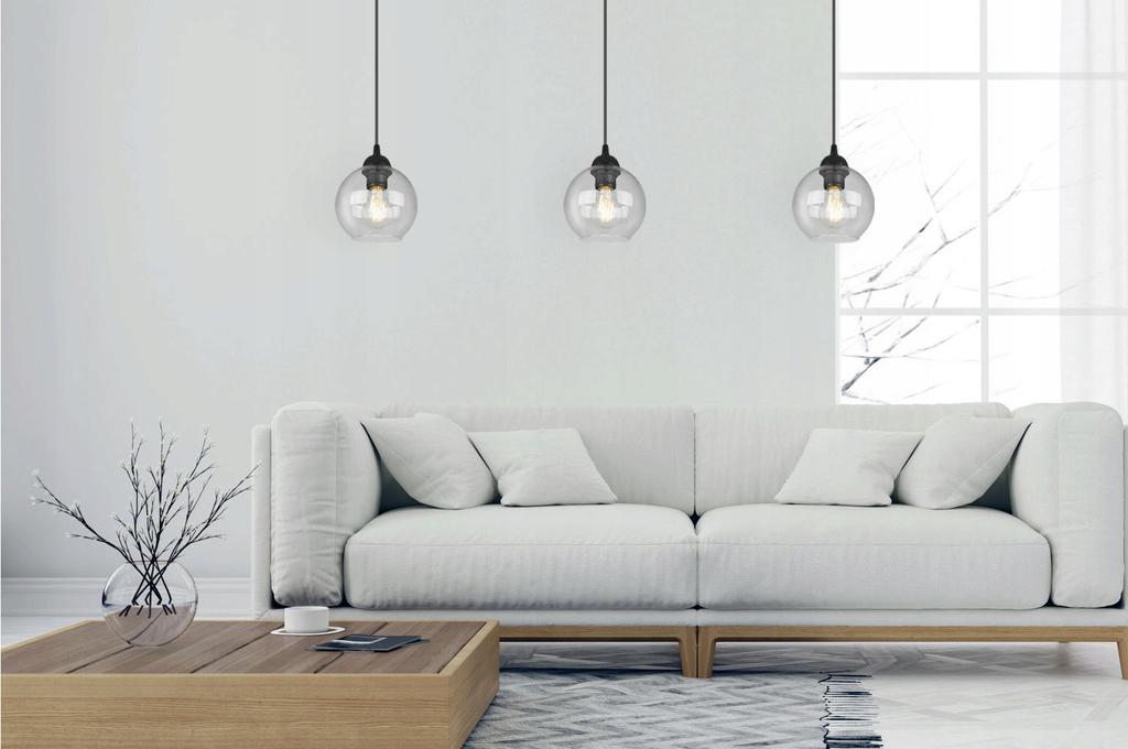 MODERNÍ ELEGANTNÍ SKLENĚNÁ ZÁVĚSNÁ LAMPA