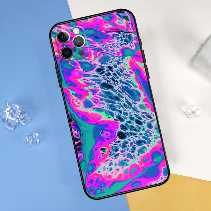 Psychedelic trippy abstract art Phone Case For iPhone 16 Pro 15 Pro 11 13 14 Pro Max 12 Mini XR 16 15 Plus 16e Cover Shell