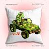G-Gorillaz Rock Band Pillow Covers Cartoon Sofa Decorative Home Double-Sided Printing Short Plush Cute Cushion Cover