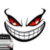 Car Scratch Sticker, Car Window Decal - Devil Smile Car Rear Windshield Sticker -