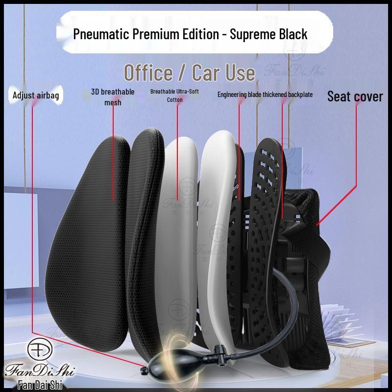 Ergonomic Lumbar Support Cushion for Car and Office