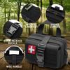 Double Zippers Medical Pouch Plate Carrier Medic Rescue Bag,Molle Tactical First Aid Kit Bag for Outdoor Hiking Cimping Cycling