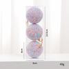 8CM Macaron Color Foam Christmas Ball Set - Creative Holiday Decorations