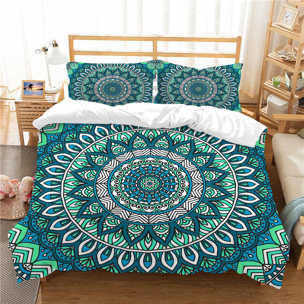 Bohemian Series Bedding Two Or Three Pieces Polyester 3D Digital Printing
