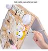 Montessori Puzzle Board: Educational Toy for Early Learning and Cognitive Development