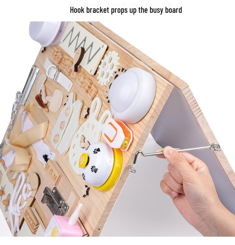 Montessori Puzzle Board: Educational Toy for Early Learning and Cognitive Development