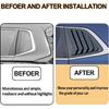 Window Louvers Fits for Honda CRV 2023 2024 2025 Accessories Rear Side Window Louvers Windshield Sun Shade Cover Auto Exterior Decoration Trim
