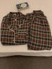 Japanese & Korean Style Couple's Plaid Lace Long-Sleeve Pajama Set
