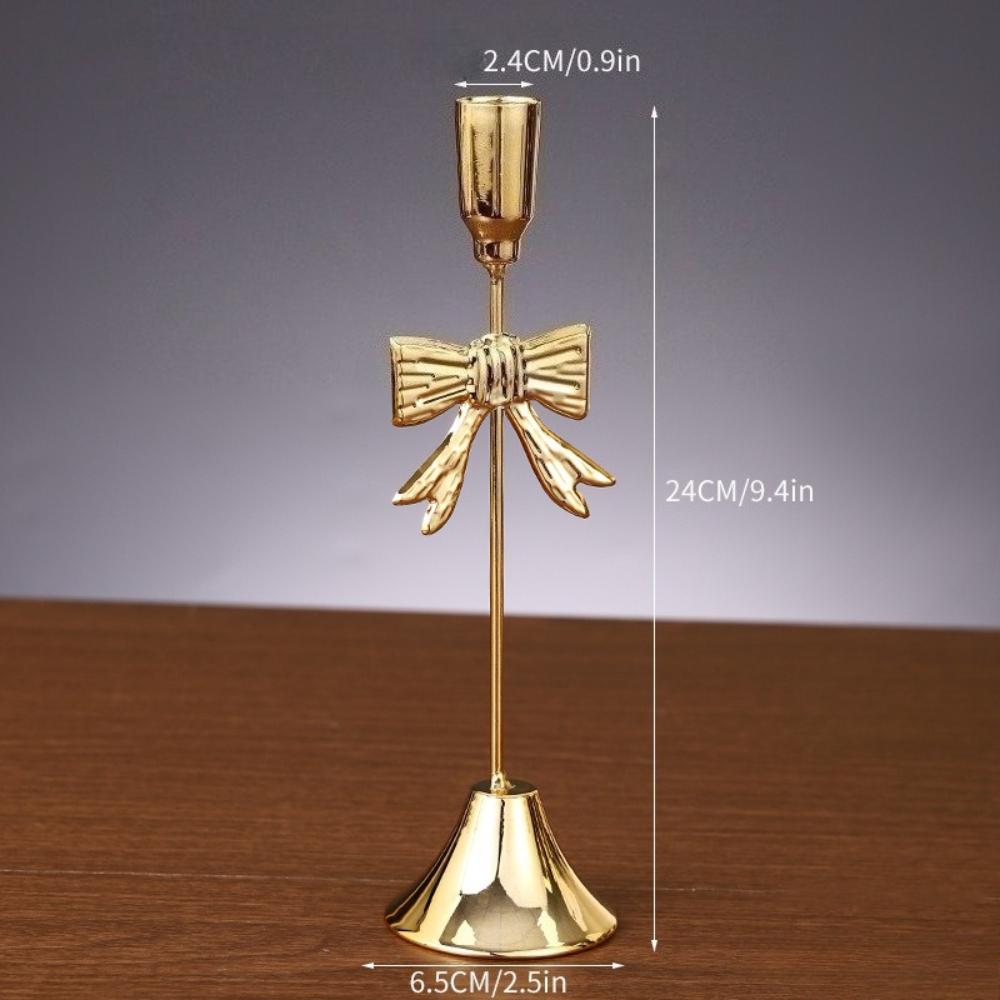 European Style Romantic Dining Table Decoration Retro Candlelight Dinner Props Wedding Table Candle Stand Exquisite Candlestick