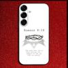Isaiah Jeremiah Psalm Jesus Bible Phone Case For Samsung S25,S24,S21,S22,S23,S30,Ultra,S20,Plus,Fe,Lite,Note,10,9,5G Black Cover