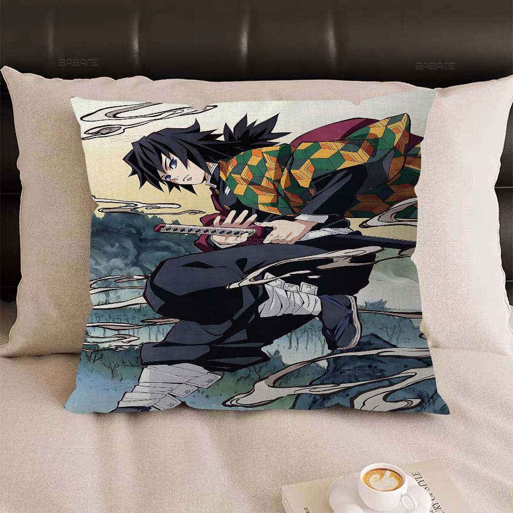Anime Tomioka GGiyuu Pillow Cover Design Cushion Cover Decor Holiday Decorati