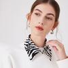 Modern Black White Striped Faux Collar Insert Detachable Collar False Lapel Blouse Collar False Collar Fashion Statement