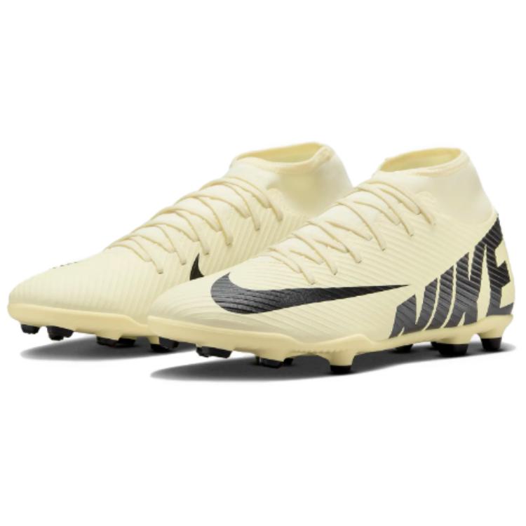 Nike Mercurial Superfly 9 Club MG Mad Ready Pack Unisex Sneakers Cream Lemonade Black DJ5961-700