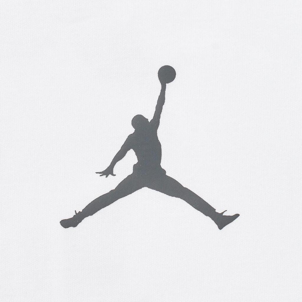 Jordan T-Shirt Logo Print Fashion Simple Casual Round Neck Short Sleeve Kids Tops White HM4686-100