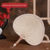 Old-Fashioned Hand-Woven Children's Hand-Held Fan, Straw Fan, Summer Portable Large Banana Leaf Fan, Dance Fan