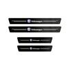 1/4/5Pcs Car Door Sill Carbon Microfiber Protector Sticker For Volkswagen VW Golf Passat GTI Amarok Teramont Phaeton ID.3 SharanNB5