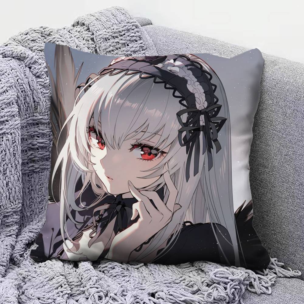 Rozen Maiden Anime Girl Mercury Lampe Home Sofa Cushion Covers and Aecorative Custom Pillow Covers