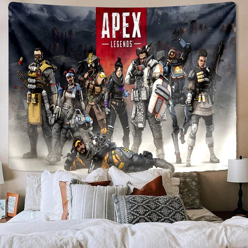 Apex Game Printed Tapestry, Unique Design Tapestry, Wall Decor for Bedroom,Livingroom, Playroom,Heartwarming Fan Holiday Gifts