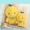 Adorable Yellow Chicken Stuffed Animal Toy For Girls Made Of Feather Cotton Plush