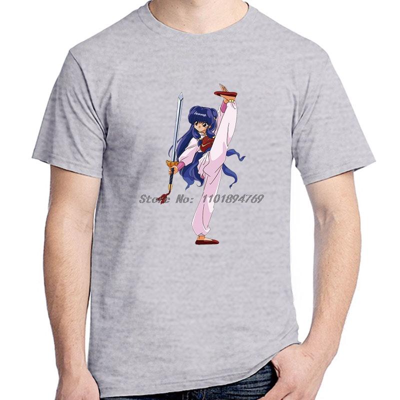 Fashion T Shirt For Unisex Ranma 1 2 Classic Graphic T Shirts Cotton Summer Oneck Short Sleeve Tshirt High Quality Unisexs Clothes