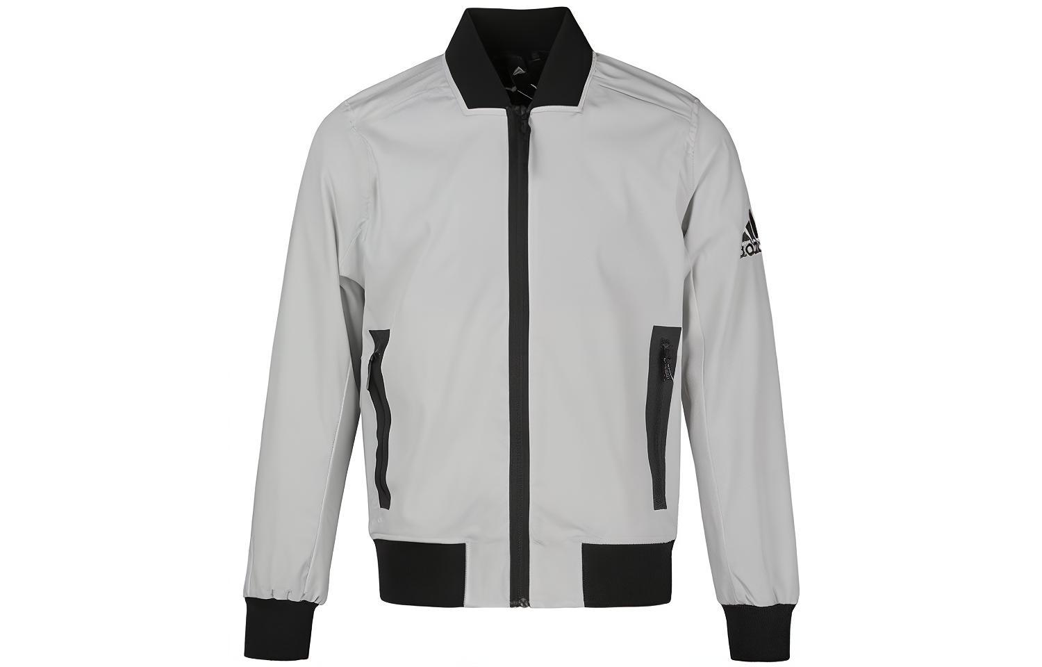 Adidas Bomber Wv Urban Jacket Men s Gray DW4558 M