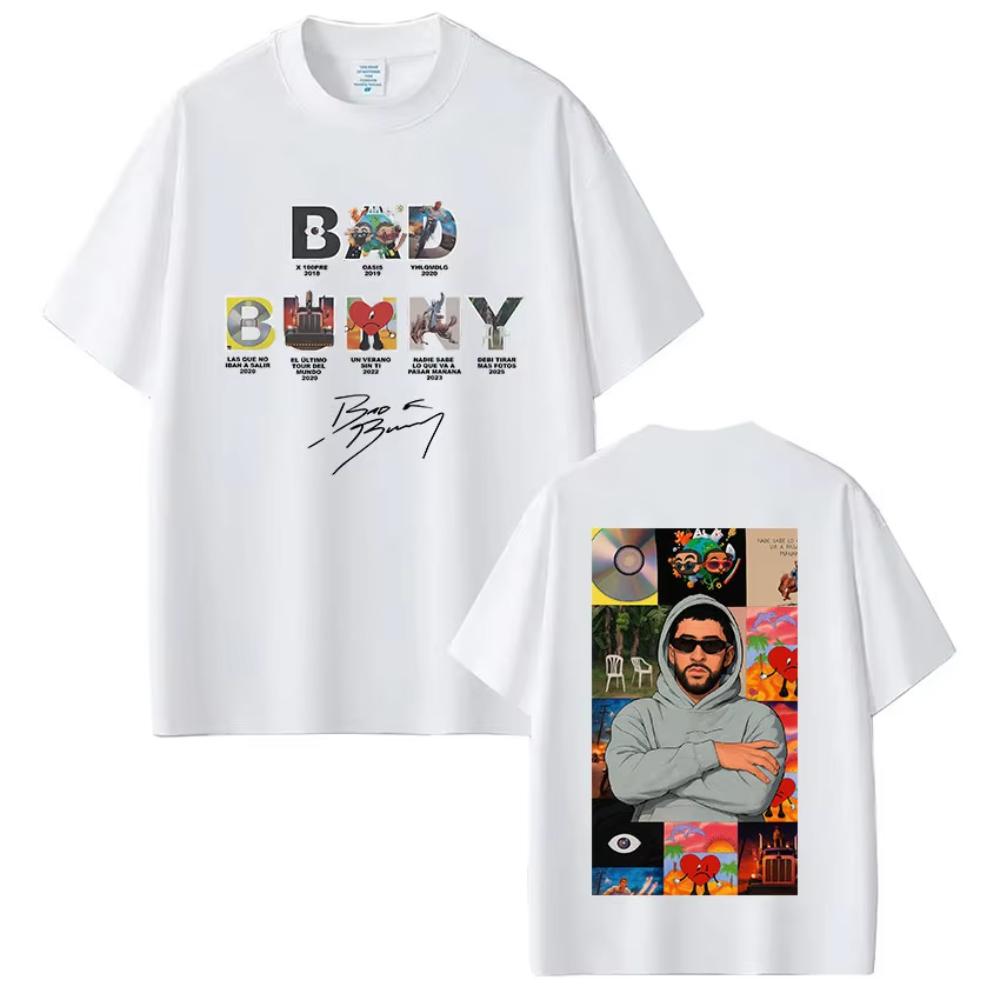 Camisetas Gráficas de Álbum del Rapero Bad Bunny Debi Tirar Mas Fotos Camisetas DTMF para Hombres y Mujeres Moda Camisetas de Manga Corta