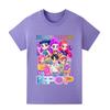 Kpop Demon Slayer Group Kids Short Sleeve T-Shirt