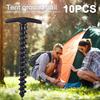Outdoor Camping Tent Accessories Spiral Plastic Ground Nail 14.5cm Length Stake for Canopy Awning Tarpaulin Camping Hiking