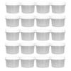 Reusable Plastic Puddings Jars with Lid Microwave Safe Design For Snacks Meal Preparation Kitchen Accessories