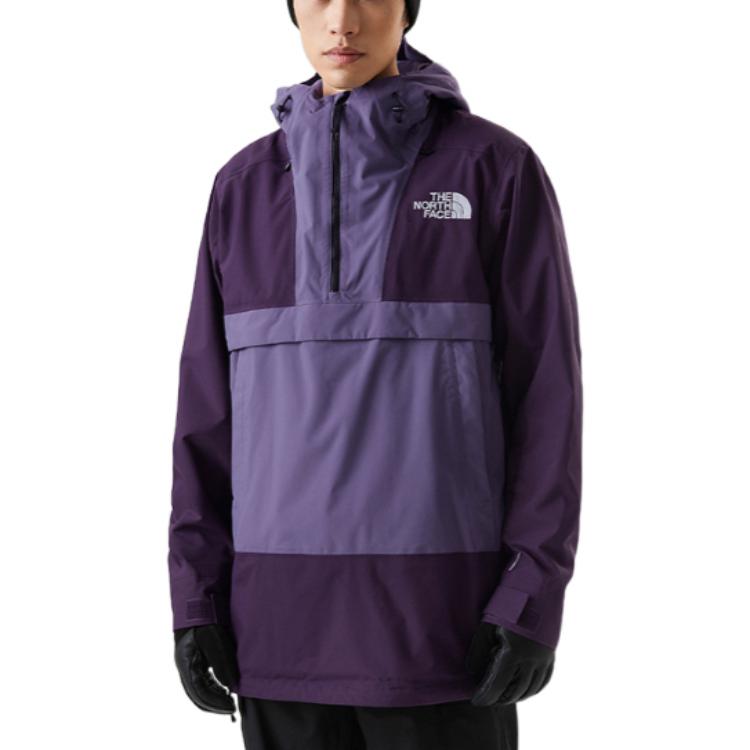 The North Face Urban Exploration Skiing And Paragliding Hiking Waterproof And Windproof Windbreaker Jacket Men's Purple NF0A4QXE-RK3