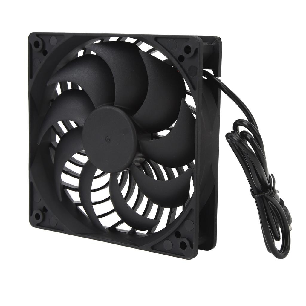 Solar Panel Fan 10W Exhaust Fan Dual Layer Metal Shell Coated Panel Long Cable Vent Fan for Greenhouse Coops RVs Pet House