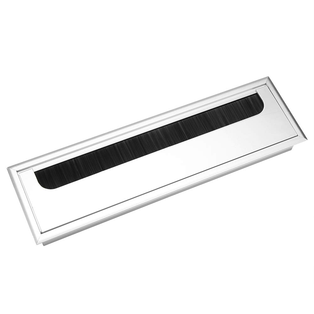 Aluminum Cable Hole Cover, Wiring Hole Cap, for Office Desk Wire Management (M, L)