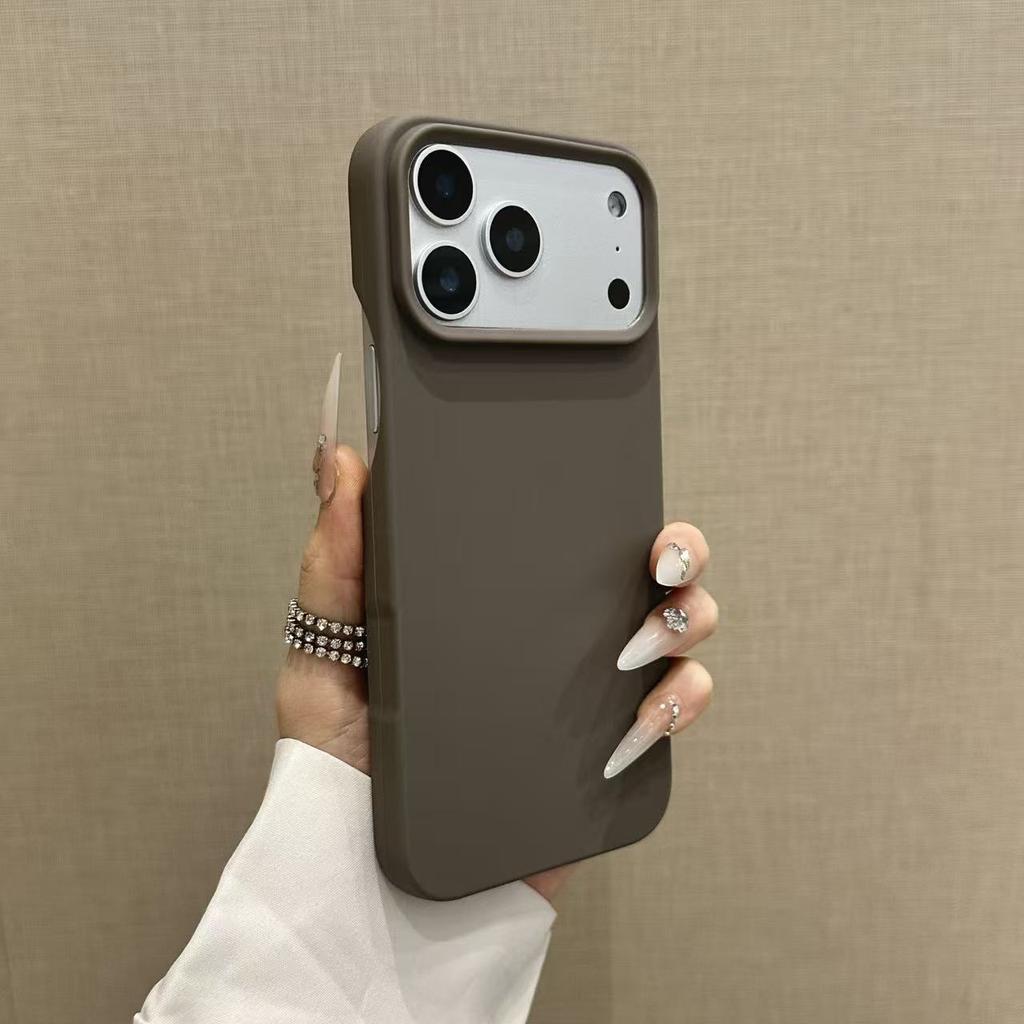 Orange Silikon Minimalistische Handyhülle für iPhone 17 Air 16 Pro Max 15 Plus 14 Pro 13 12 11 Xr X Xs 17Pro Max Mattierte Schutzhülle Stoßfeste Handyabdeckung