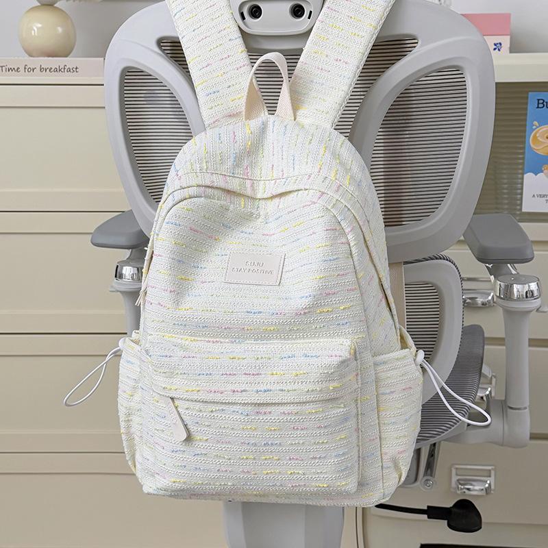 Schoolbag1011 new Korean cute backpack female student color dopamine schoolbag large capacity commuter leisure backpack
