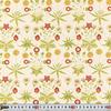 William Morris floral cotton print of Daisy 110cm wide x 1m fabric, "Best Morris" print, cream, pre-cut, MO-4156M