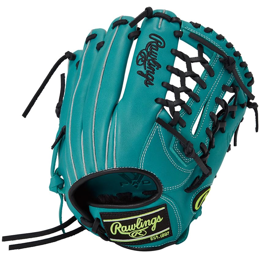 

Rawlings HYPER TECH R9 SERIES Baseball GJ5FR9N8L Glove, Junior/Jr., Kids, All-Around, Teal, Large, Left-Handed Throw,