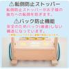 Wooden pushcart for babies, rattle, clatter, wooden toy, chick rattle pushcart, lumberjack toy, foot training pushcart, baby gift