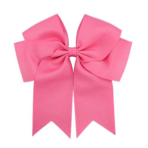 6-inch Ribbed Ribbon Fishtail Double-layer Streamer Bow Hairpin Children's Hair Accessories Headdress Hairpin