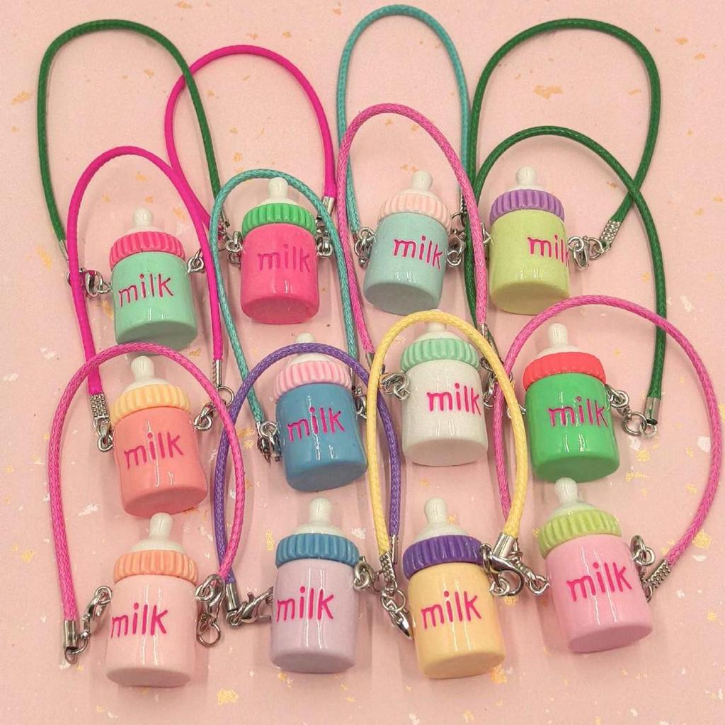 Miu-Style Dollhouse Miniature Accessories: Cute Kettle, Thermos, Milk Bottle, Pendant, Doll Figure, Crossbody Bag Ornament