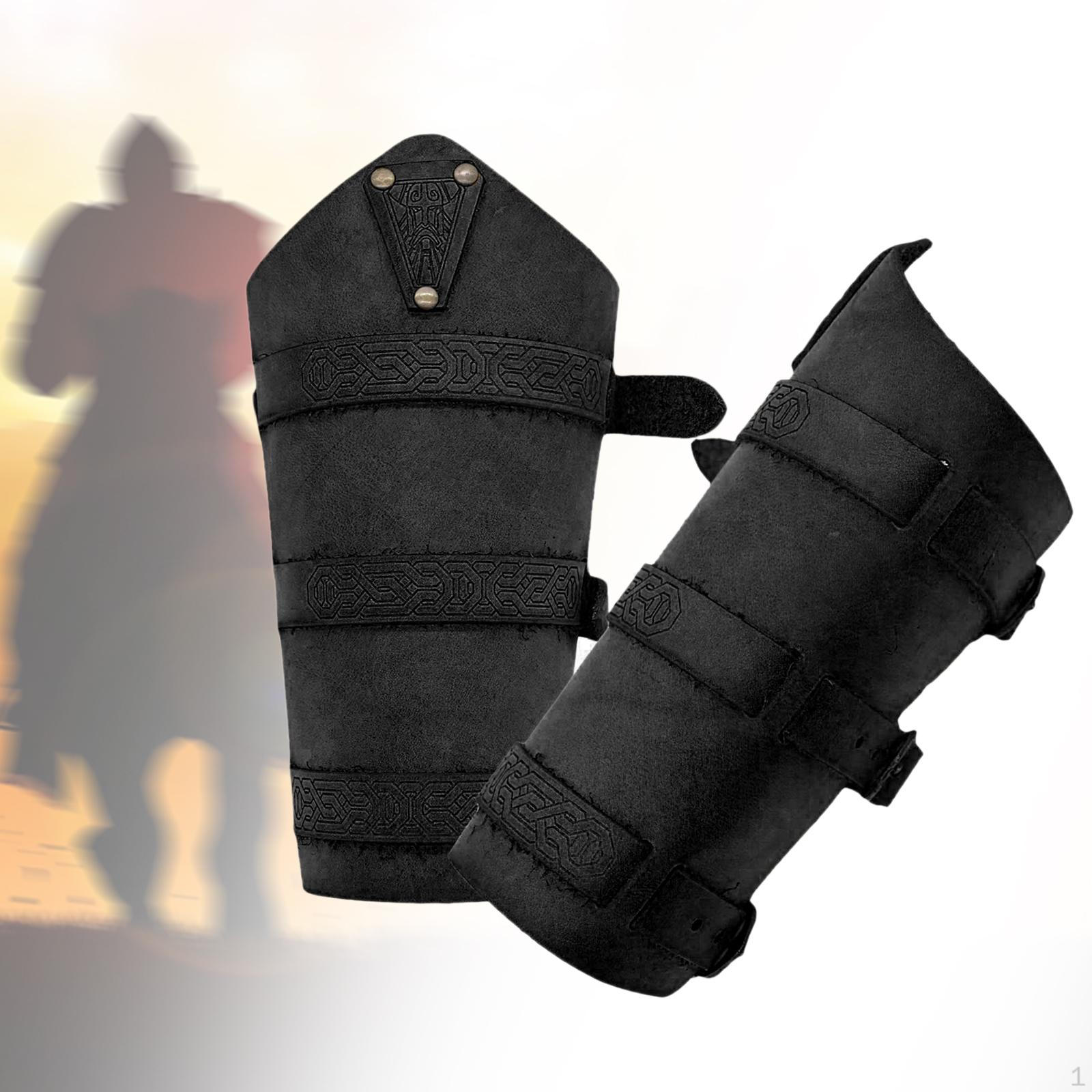 

2 X наручи, защита на запястья, винтажный костюм из искусственной кожи, реквизит для взрослых, браслет, тематическая вечеринка