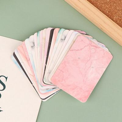 Earring Cards Paper Jewelry Accessories Card Holder Cards Cardboard