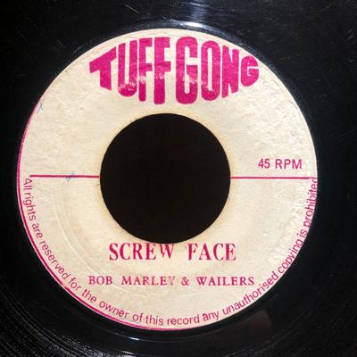 7-Zoll Schallplatte BOB MARLEY & THE WAILERS - Screw Face / Face Man KEINE Tuff Gong Jamaika Reggae, Ska & Dub Gebraucht